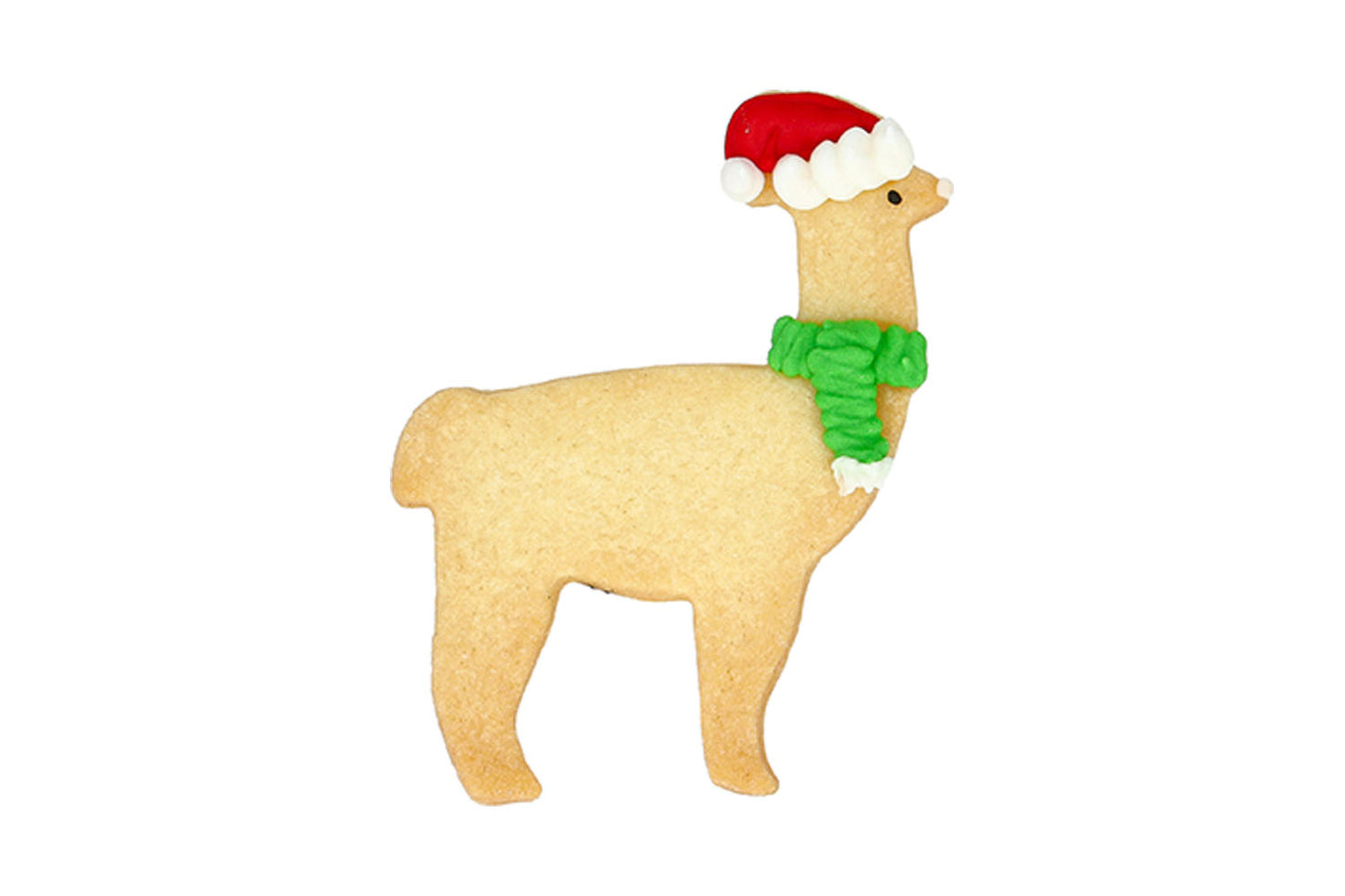 Ausstechform "Weihnachts-Lama", Edelstahl, 7,5 cm, 5st