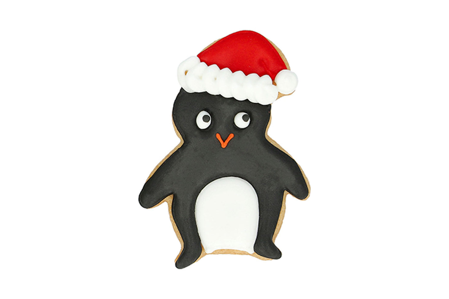 Ausstechform "Weihnachts-Pinguin", Edelstahl, 7 cm, 5st