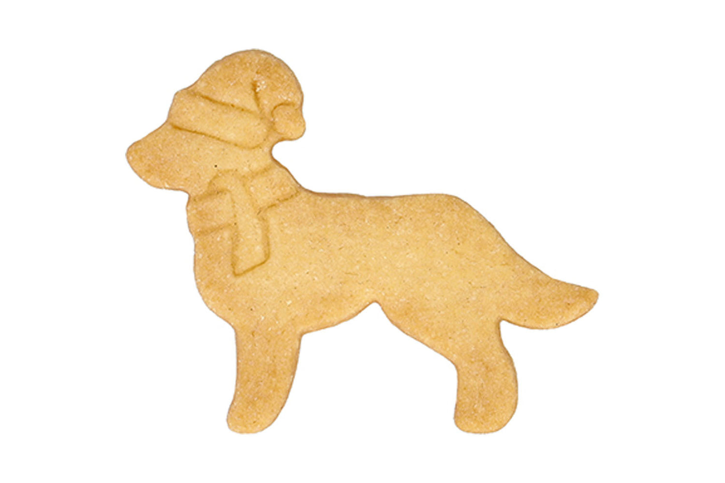Ausstechform "Weihnachts-Retriever", Edelstahl, 9 cm, 5st