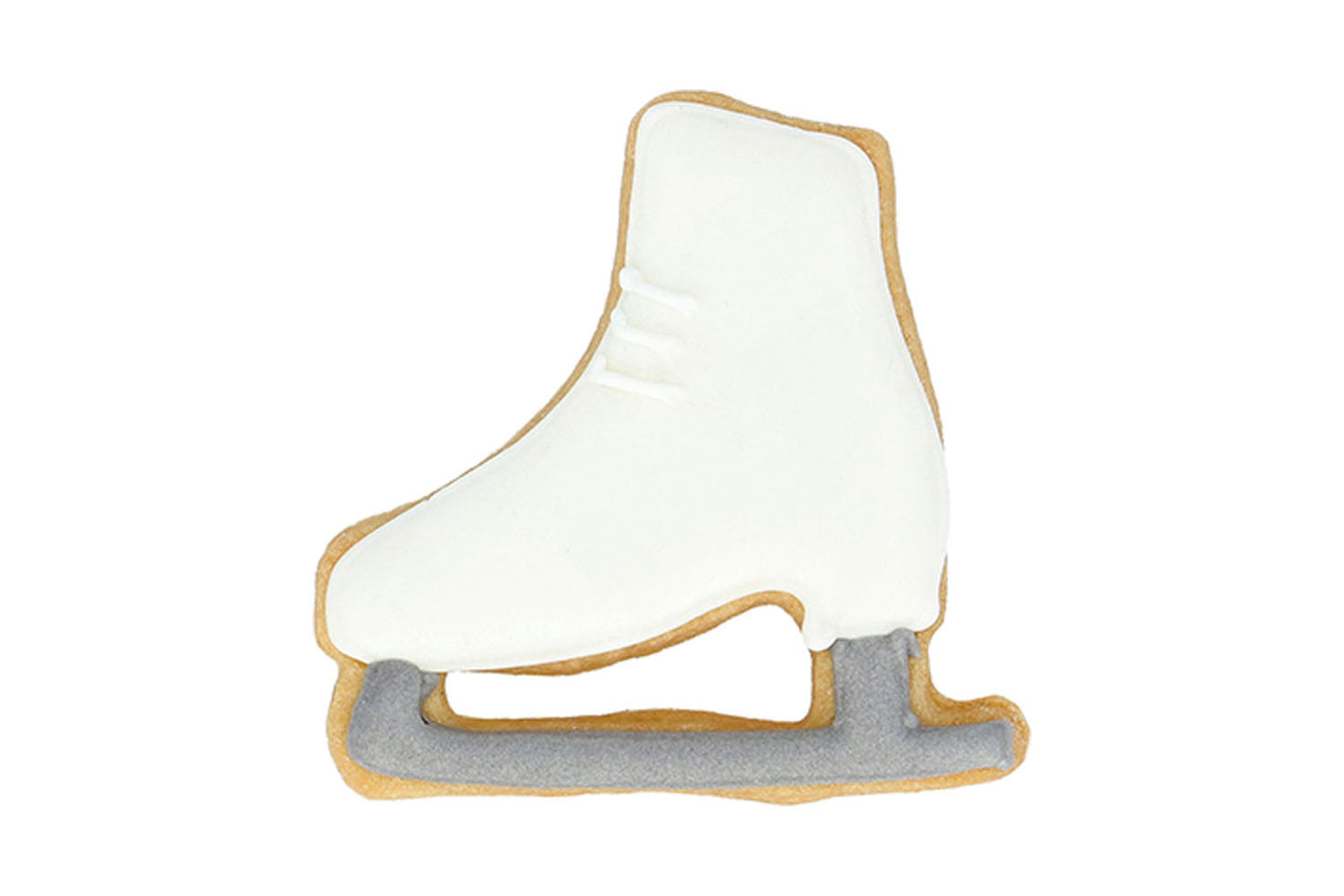 Ausstechform "Schlittschuh", Edelstahl, 6 cm, 5st