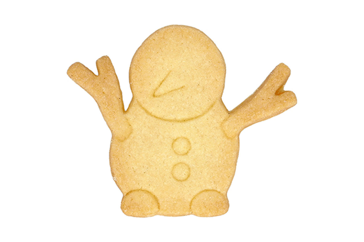 Ausstechform "Schneemann-Stockarme", Edelstahl, 7,5 cm, 5st