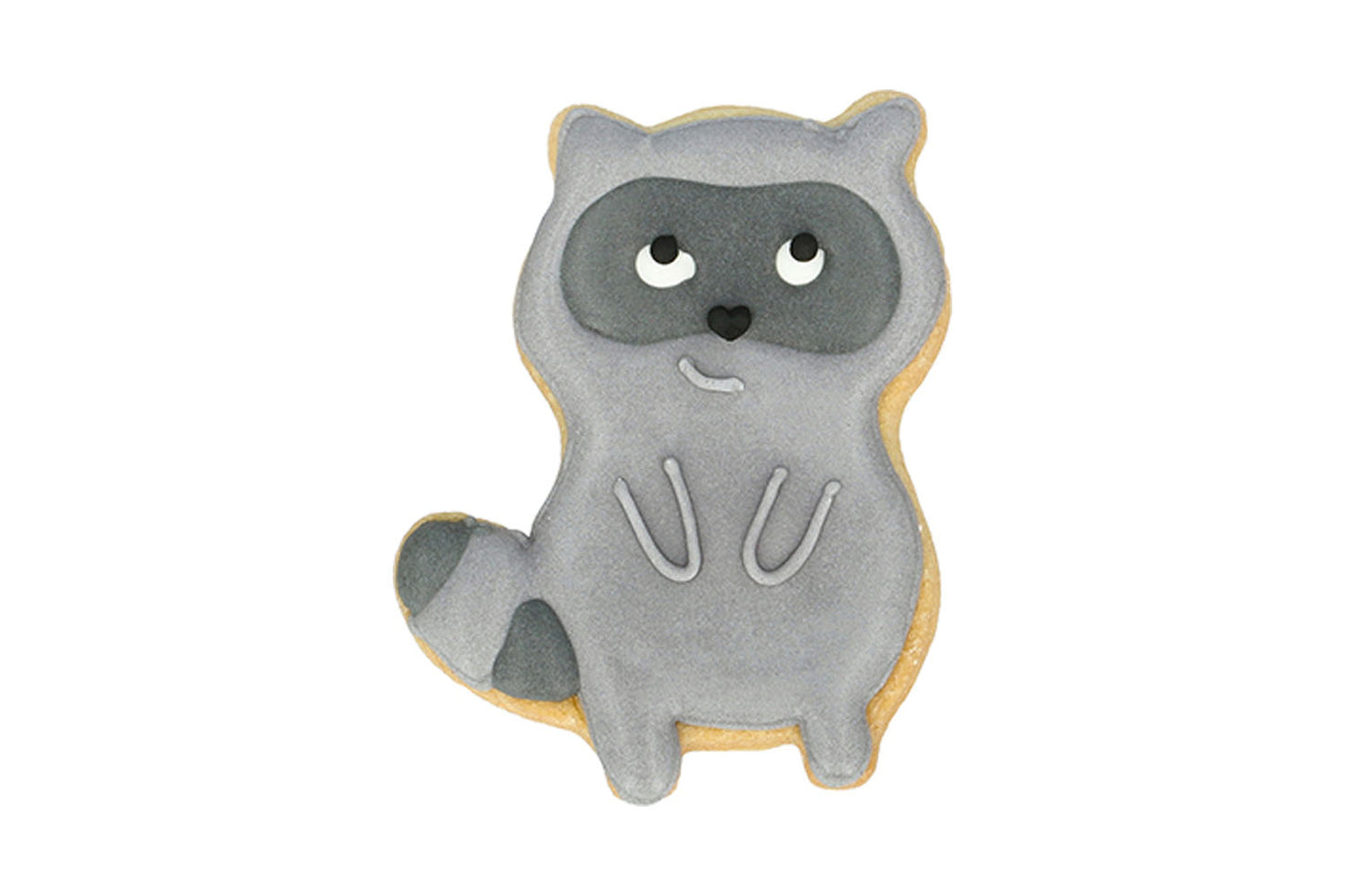 Ausstechform "Waschbär", Edelstahl, 7 cm, 5st