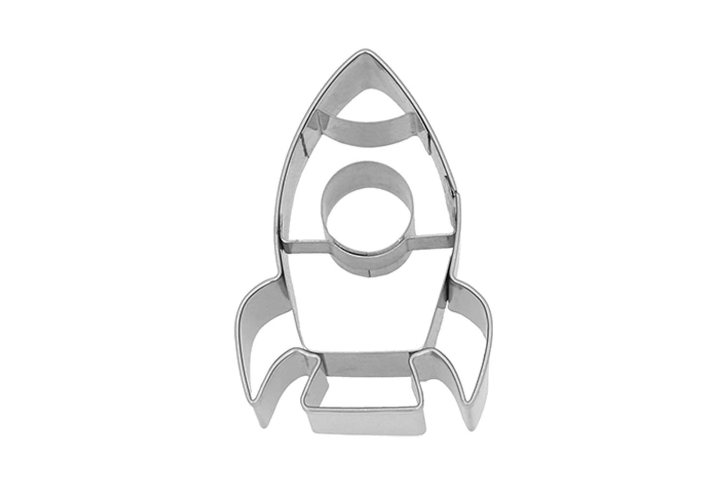 Ausstechform "Rakete", Edelstahl, 6,5 cm, 5st