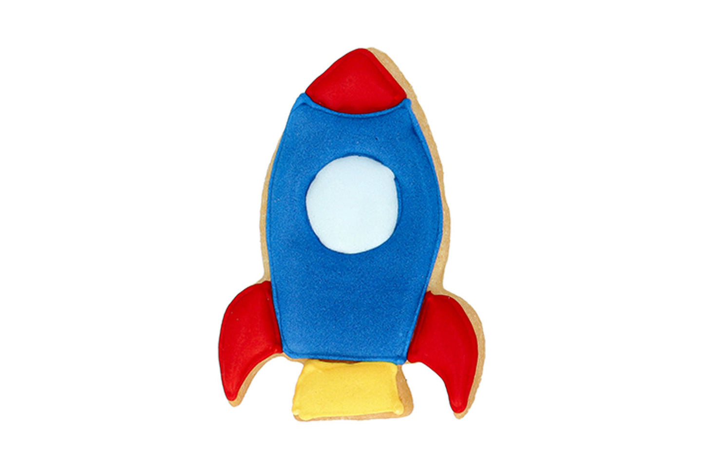 Ausstechform "Rakete", Edelstahl, 6,5 cm, 5st