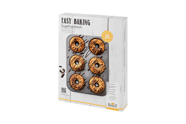 Easy Baking, Gugelhupfblech, Ø 10 cm, anthrazit
