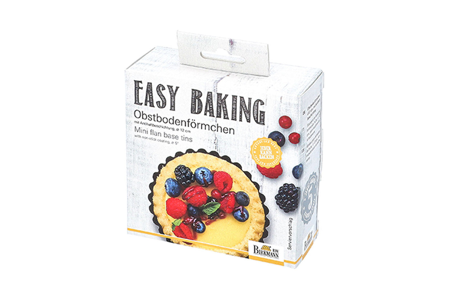 Easy Baking, Obstbodenförmchen, Ø 12 cm, anthrazit