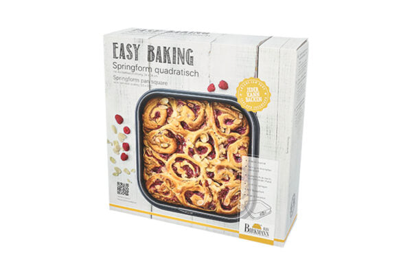 Easy Baking, Springform, 24 x 24 cm, anthrazit