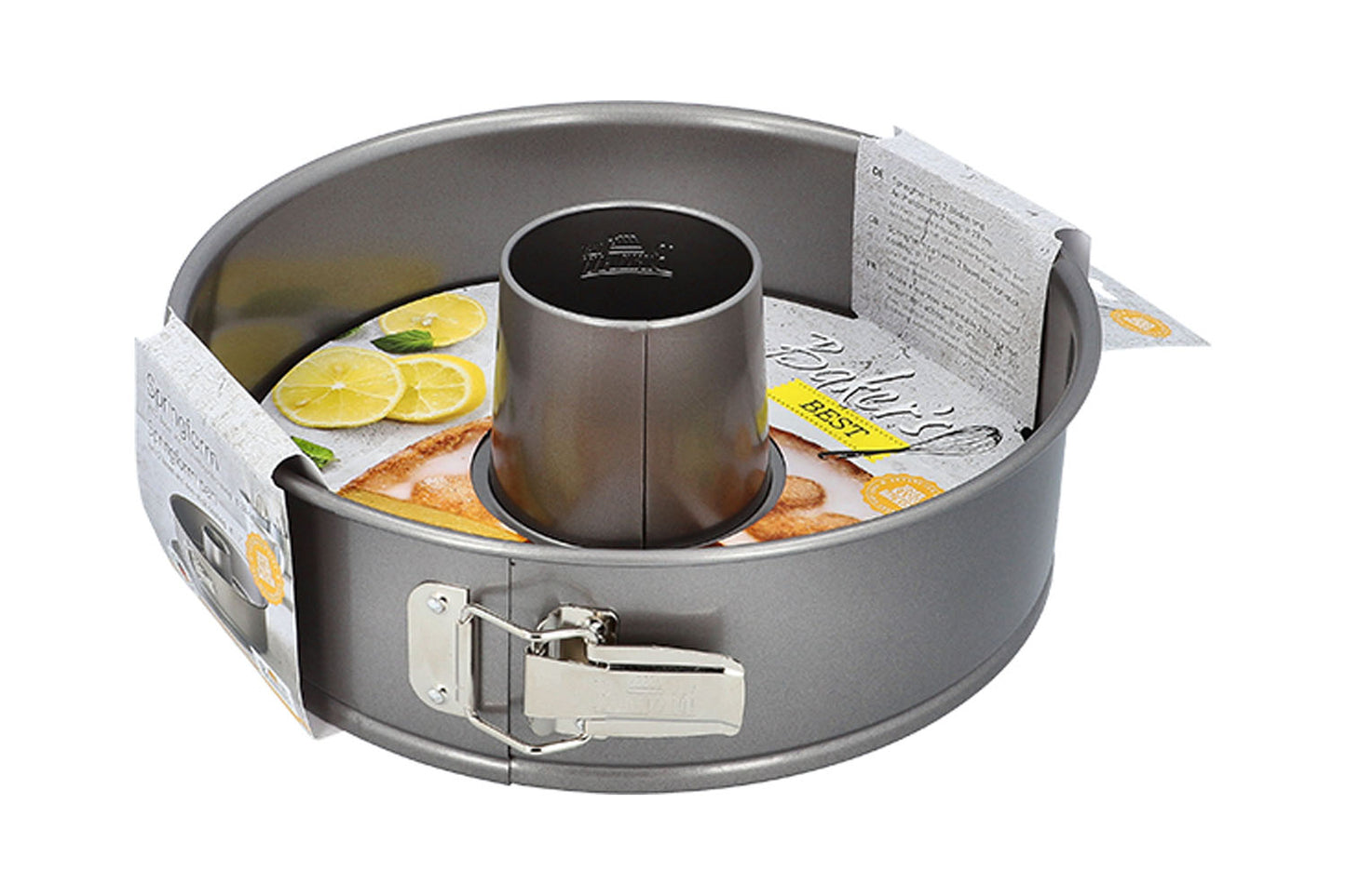 Bakers Best, Springform mit 2 Böden, Ø 28 cm, grau