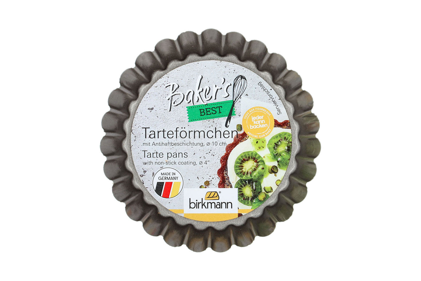 Bakers Best, Tarteförmchen, Ø 10 cm, grau
