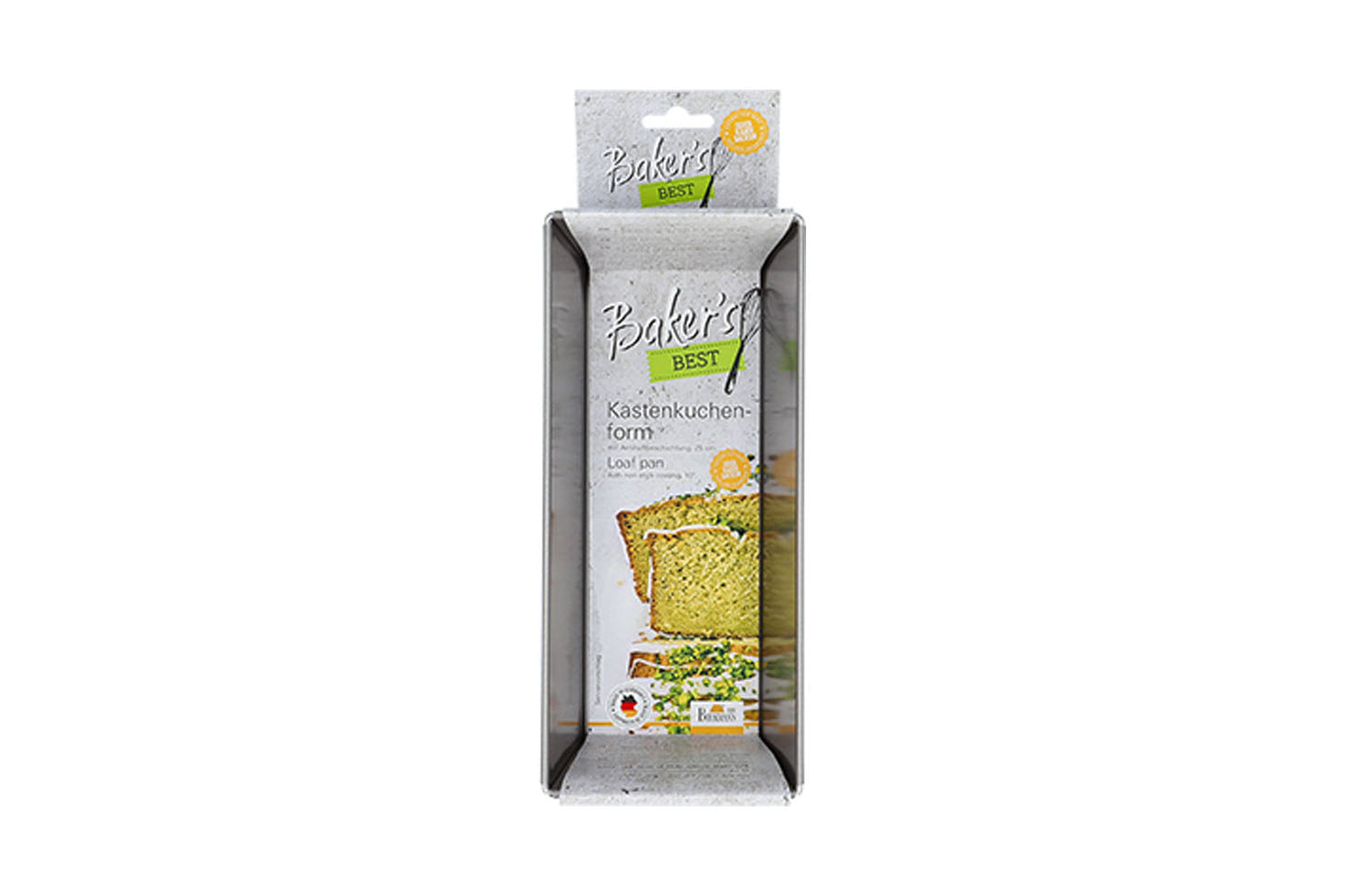 Bakers Best, Kastenkuchenform, 25 cm, grau