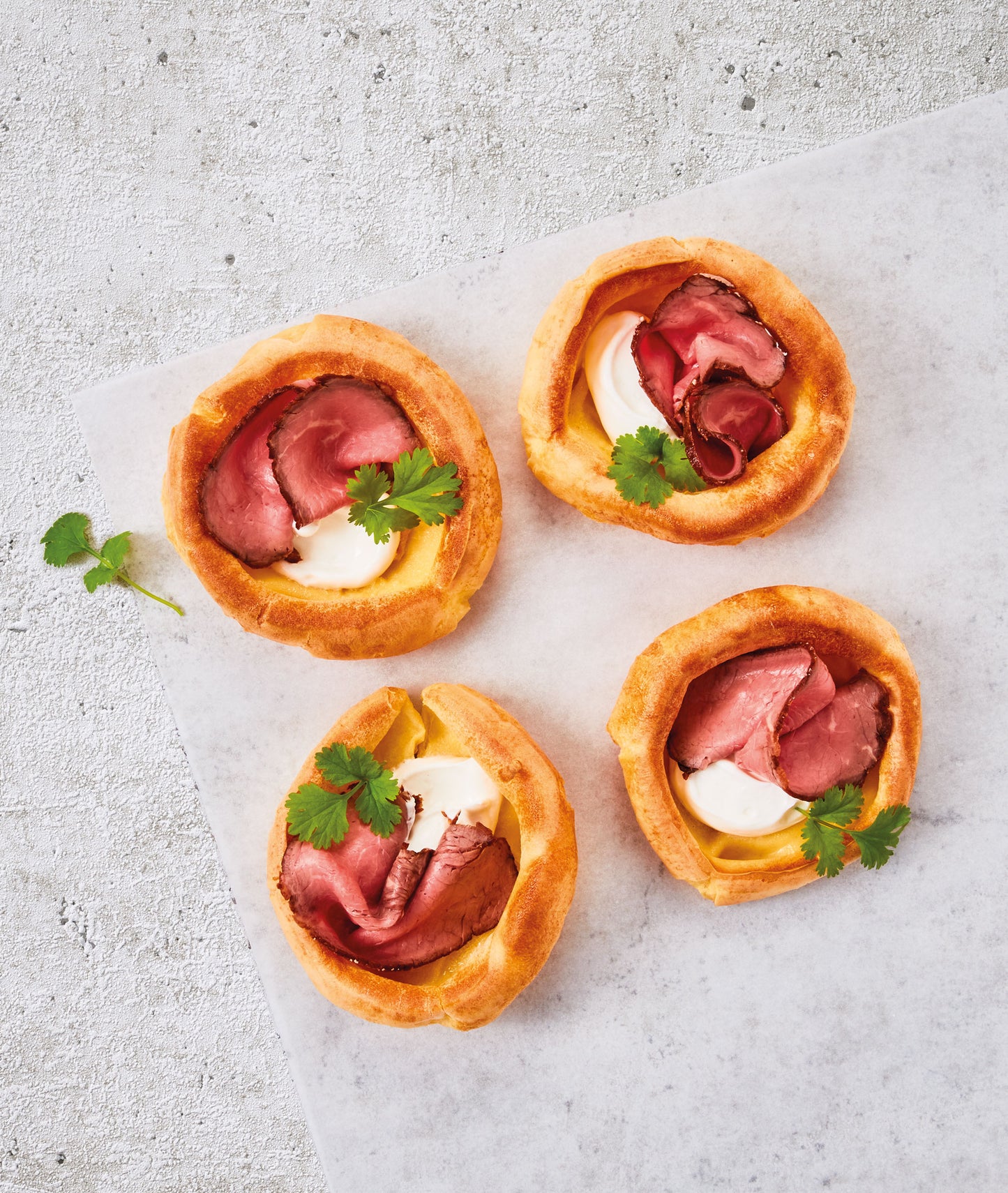 Bakers Best, Yorkshire Pudding Blech, 24 x 24 cm, grau