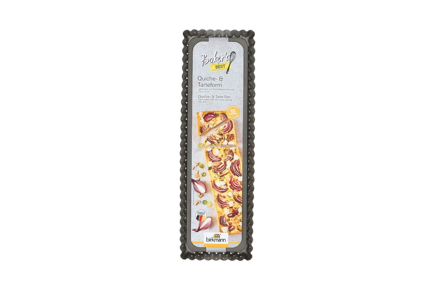 Bakers Best, Quiche- & Tarteform, 35 x 11 cm, grau