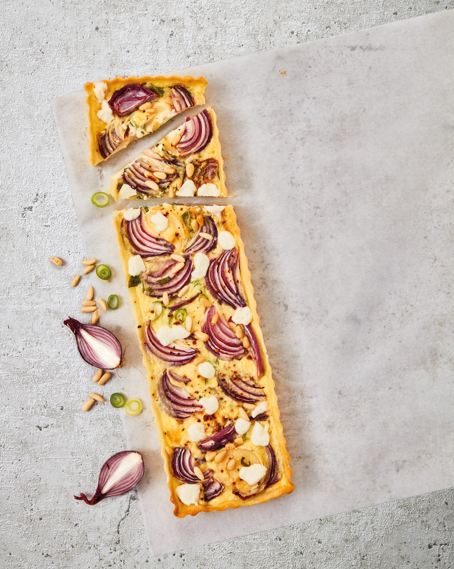 Bakers Best, Quiche- & Tarteform, 35 x 11 cm, grau