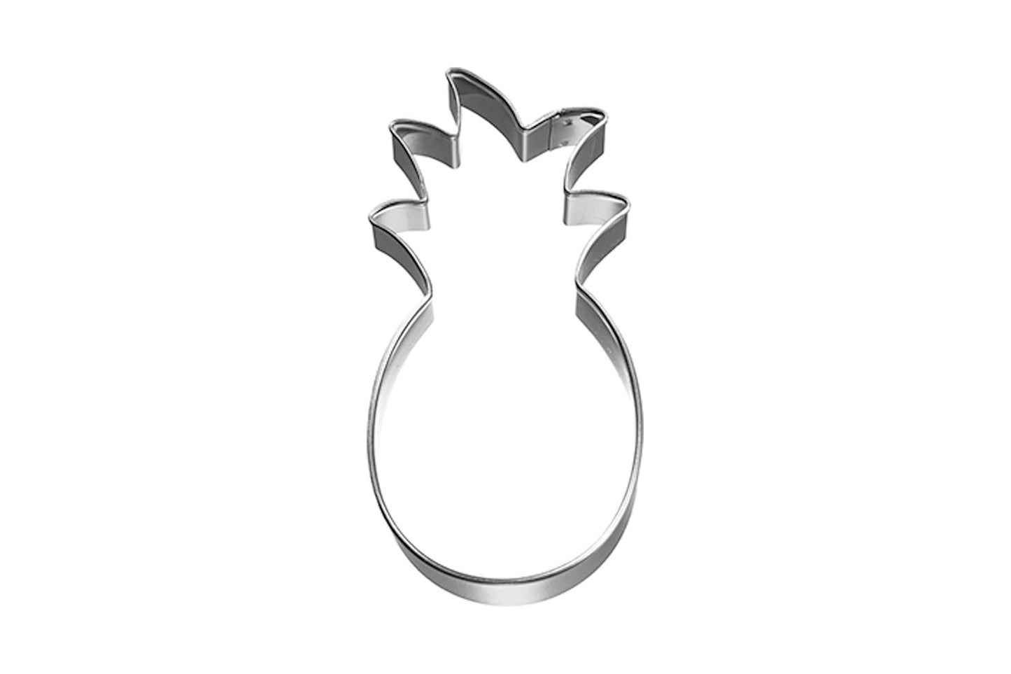Ausstechform "Ananas", Edelstahl, 9 cm, 5st