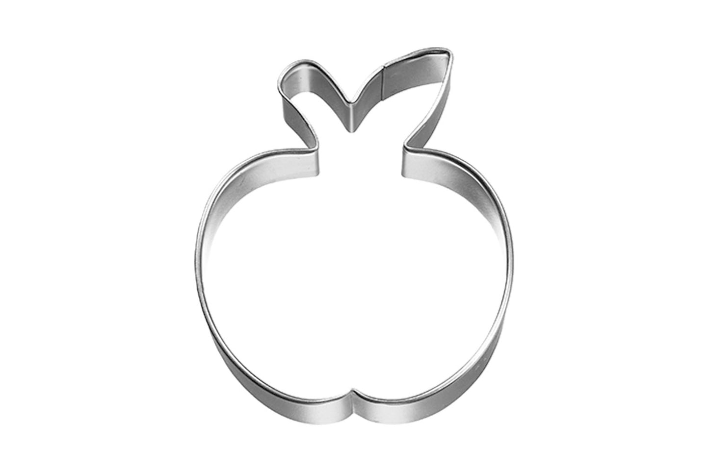 Ausstechform "Apfel" , Edelstahl, 6 cm, 5st