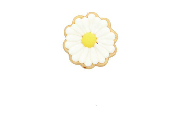 Ausstechform “Blume”, 4.5 cm, mit Innenprägung, Edelstahl, 5st