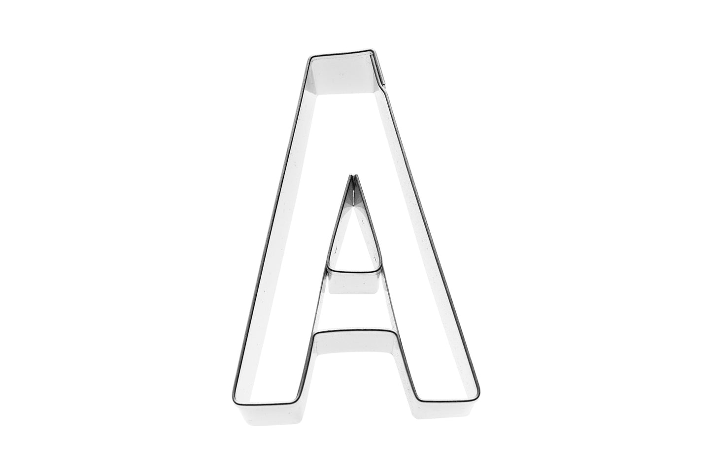 Ausstechform "Alphabet", Edelstahl, 6 cm, 5st je Sorte