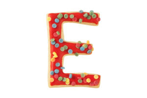 Ausstechform "Alphabet", Edelstahl, 6 cm, 5st je Sorte