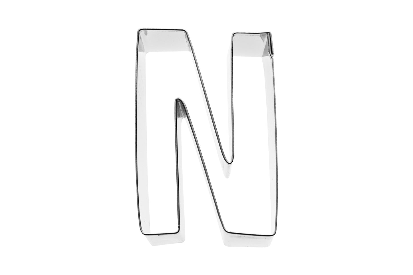 Ausstechform "Alphabet", Edelstahl, 6 cm, 5st je Sorte