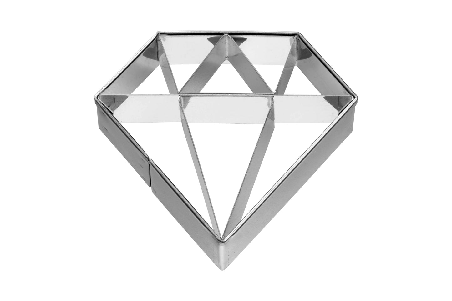 Ausstechform "Diamant", Edelstahl, 6 cm. 5st
