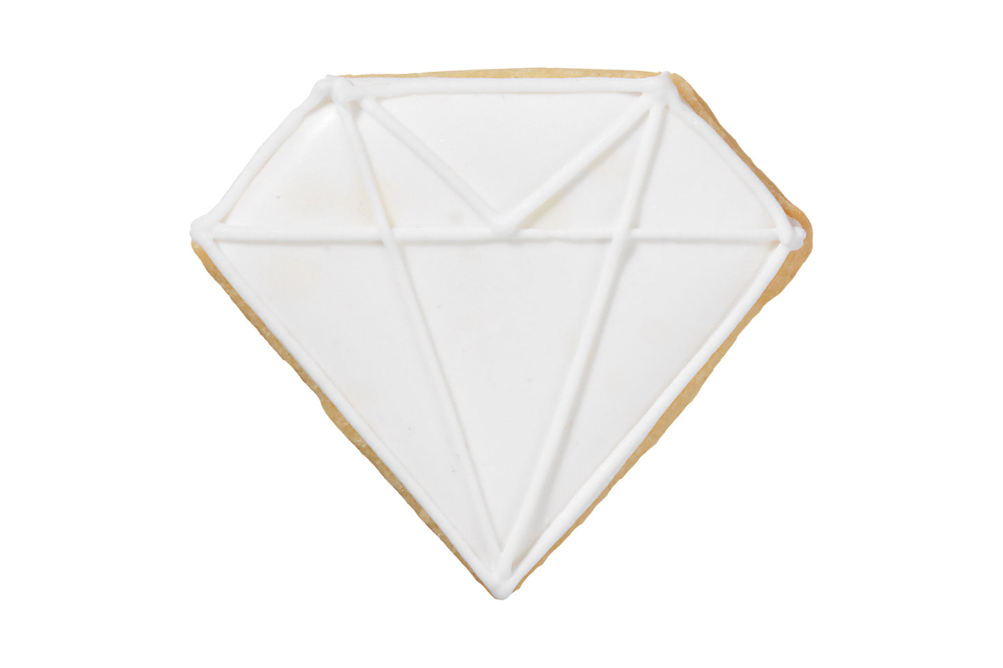 Ausstechform "Diamant", Edelstahl, 6 cm. 5st