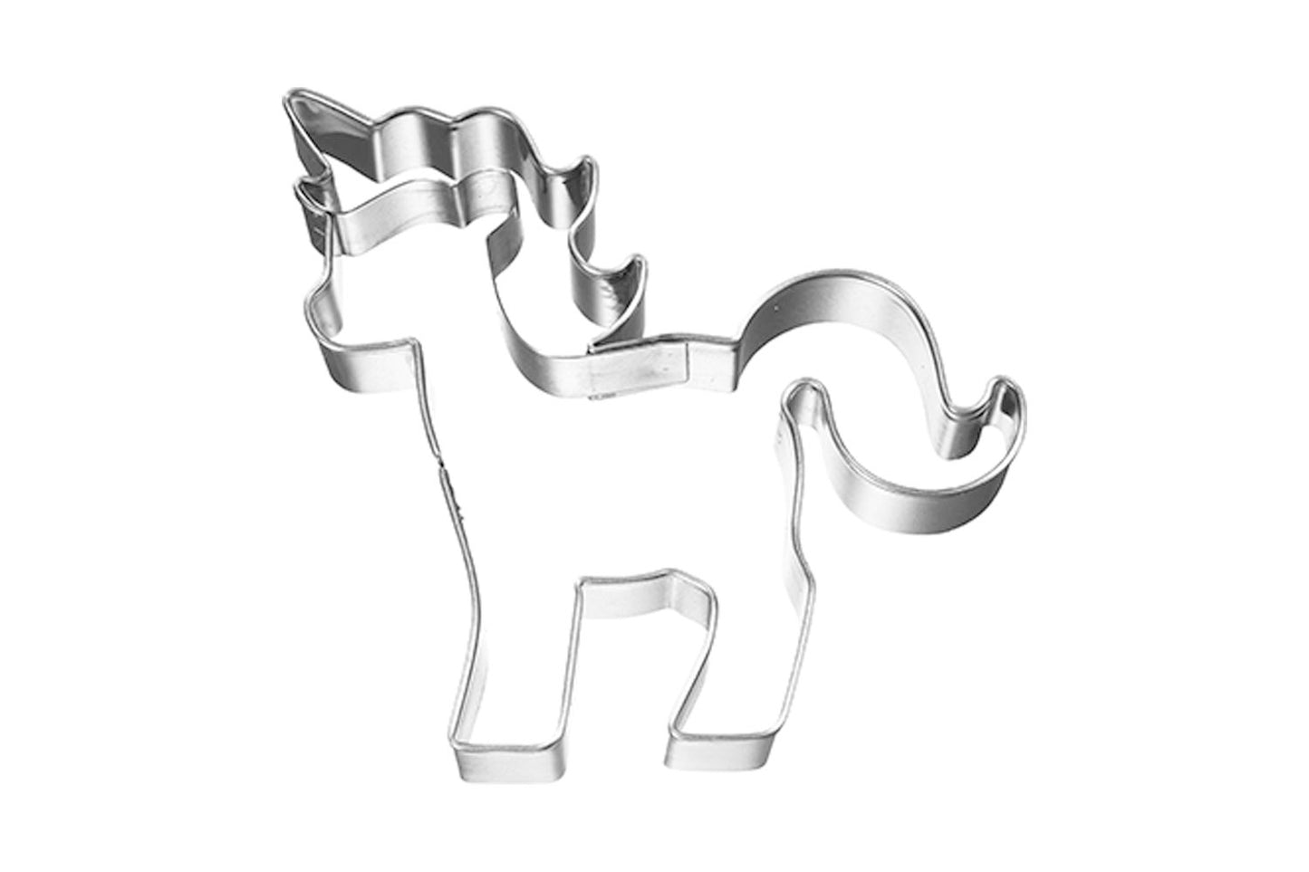 Ausstechform "Einhorn", Edelstahl, 8,5 cm, 5st
