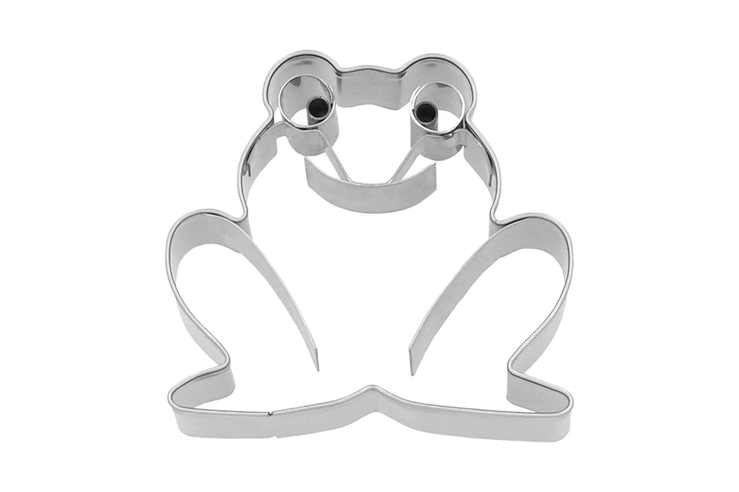 Ausstechform "Frosch", Edelstahl, 6 cm, 5st