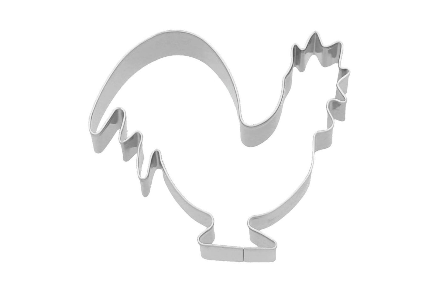 Ausstechform "Hahn", 6,5 cm, Edelstahl. 5st