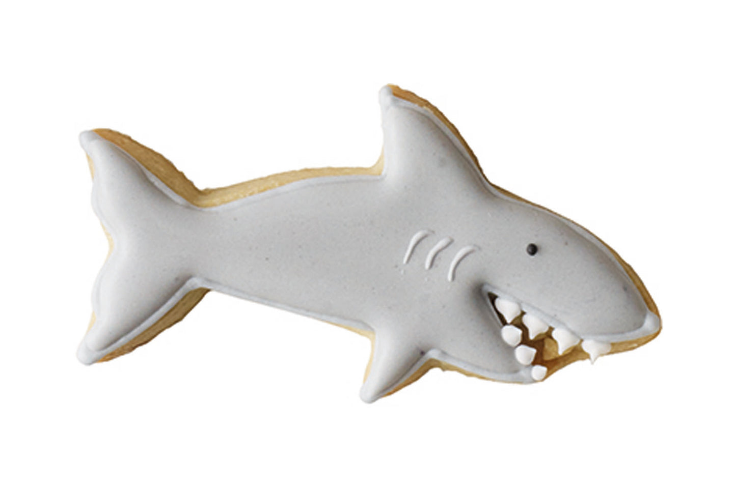 Ausstechform "Haifisch", Edelstahl, 10 cm. 5st
