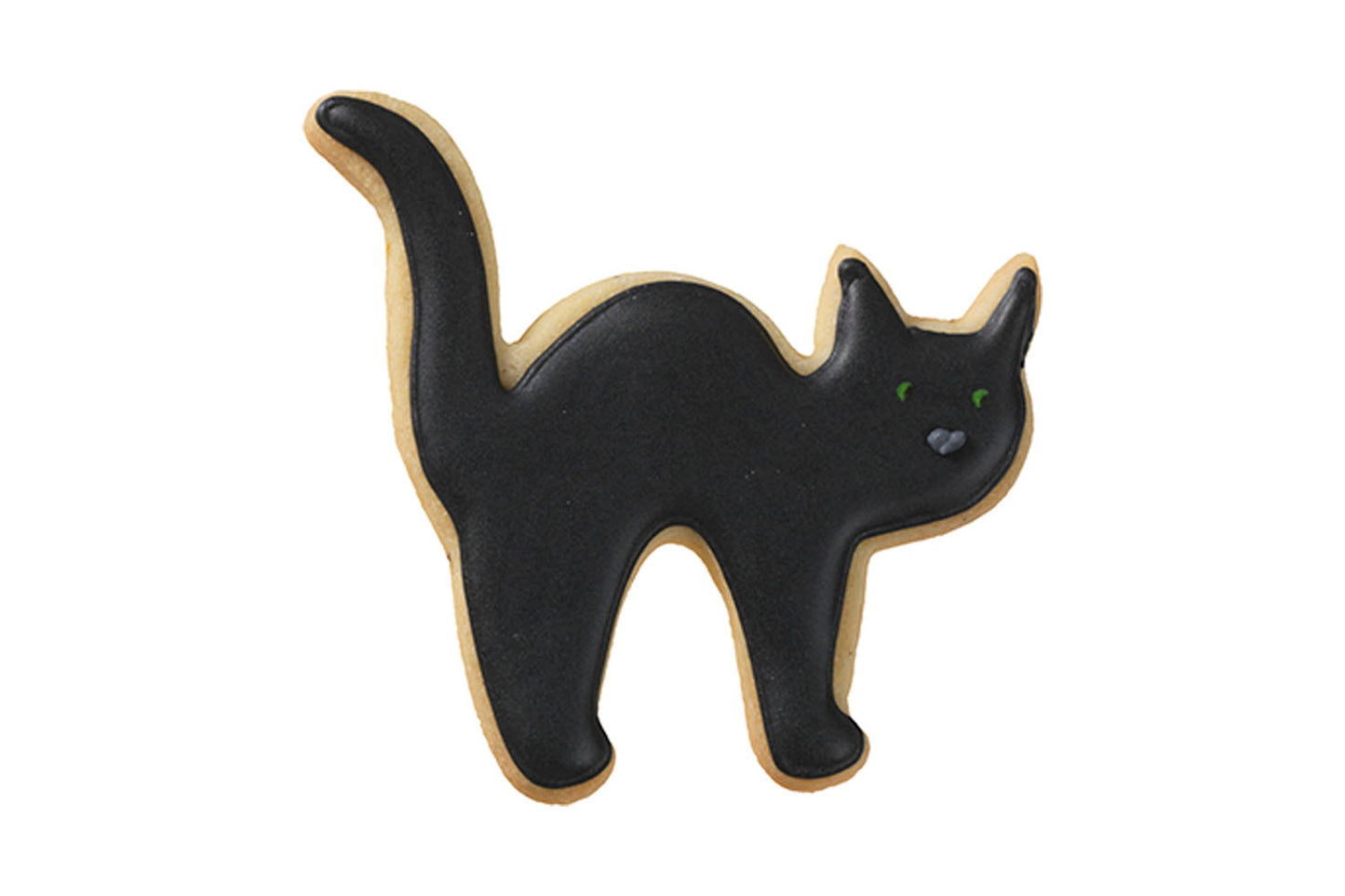 Ausstechform "Halloween Katze", Edelstahl, 8 cm, 5st