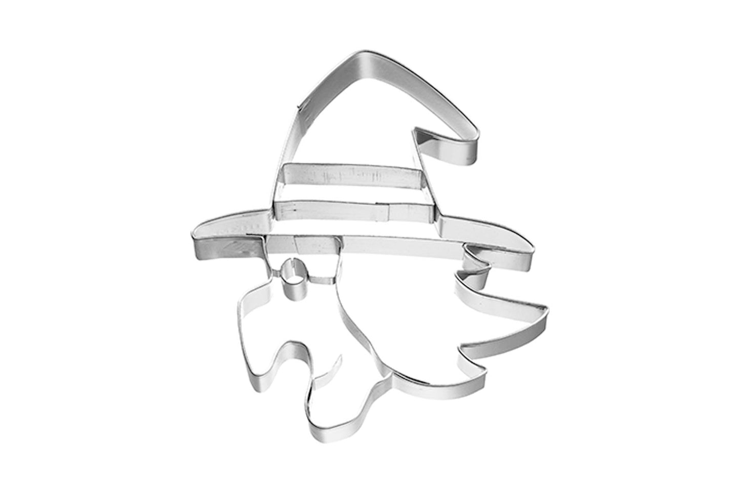 Ausstechform "Hexengesicht seitlich", Edelstahl, 8 cm, 5st