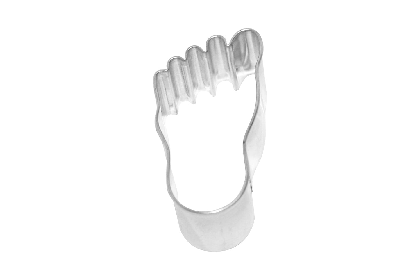 Ausstechform "Fuss", Edelstahl, 6 cm, 5st