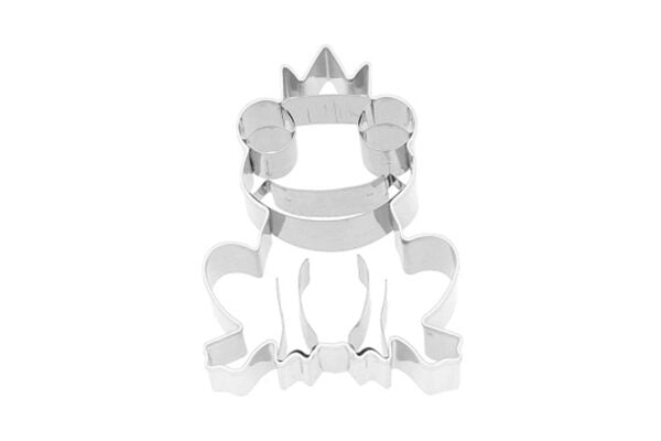 Ausstechform “Kiss the Frog”, 6.5 cm, mit Innenprägung, Edelstahl, 5st
