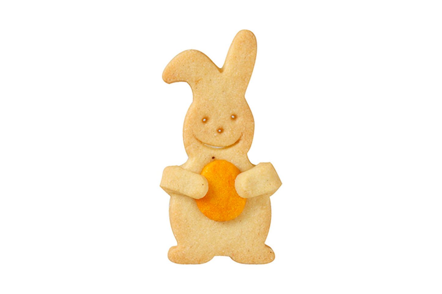 Ausstechform "Knuddel-Keks Hase", Edelstahl, 10,2 cm, 5st