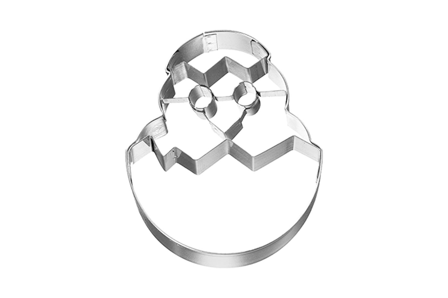 Ausstechform "Küken im Ei", Edelstahl, 7,5 cm, 5st