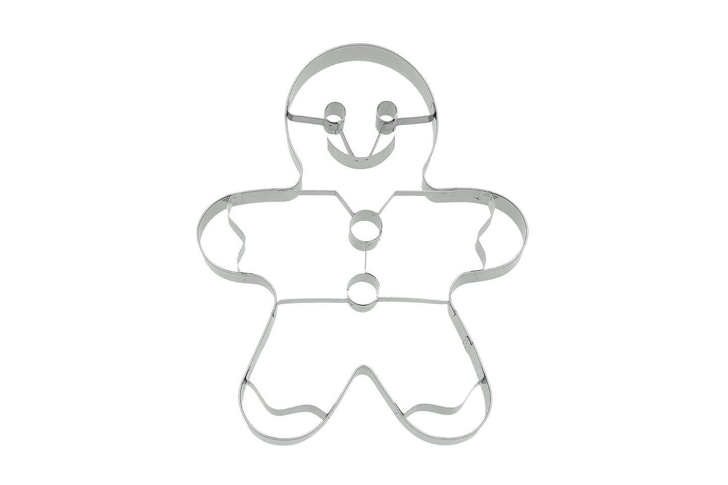 Ausstechform "Lebkuchenmann XXL" aus Edelstahl, 18 cm, 5st