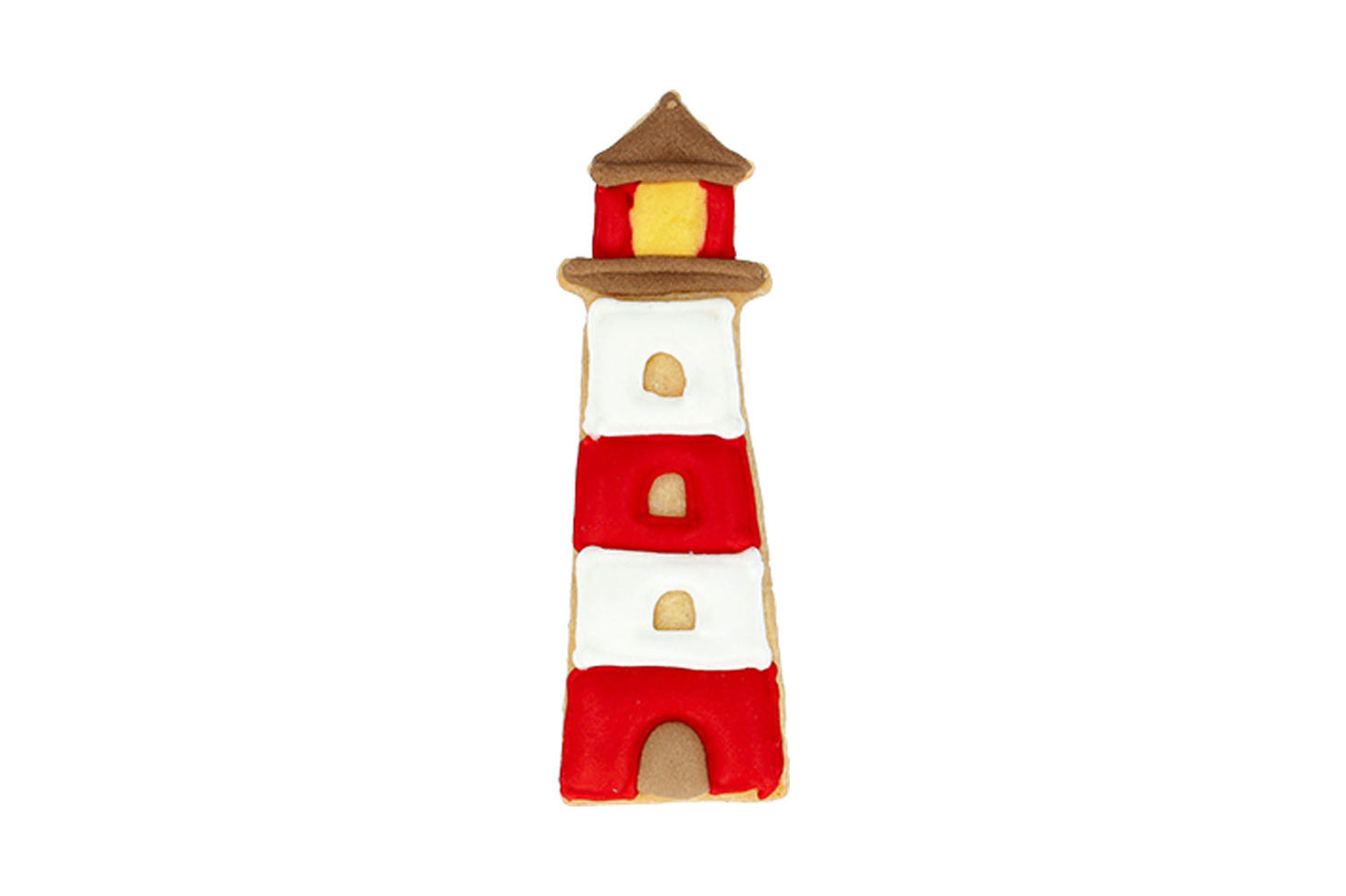 Ausstechform "Leuchtturm", Edelstahl, 9 cm. 5st