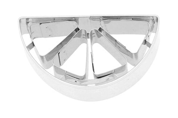 Ausstechform “Zitrusscheibe”, 5.5 cm, mit Innenprägung, Edelstahl, 5st