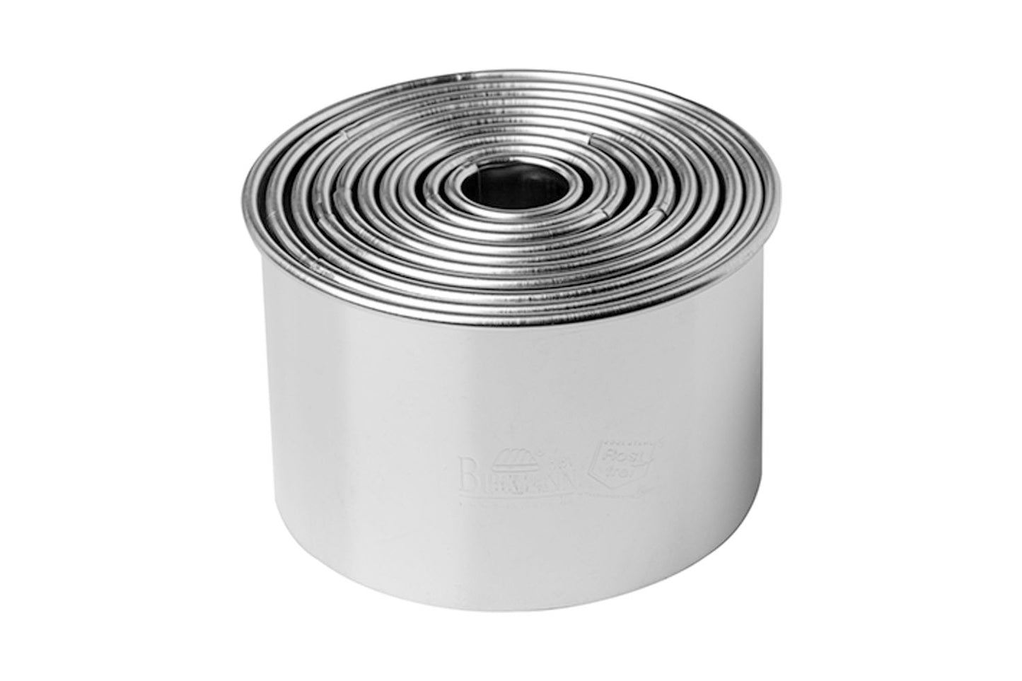 Easy Baking, Ausstechformen-Set "Kreis", Edelstahl, Ø 1.5 - 7 cm