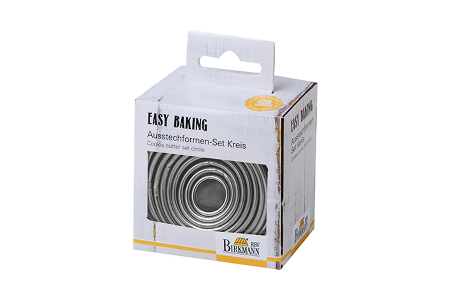 Easy Baking, Ausstechformen-Set "Kreis", Edelstahl, Ø 1.5 - 7 cm