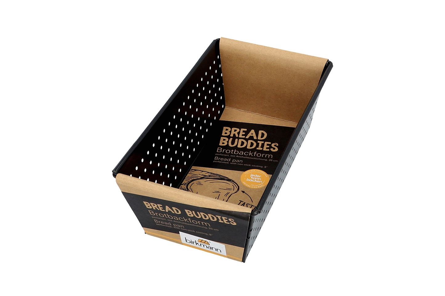 Bread Buddies, Brotbackform, 20 cm, perforiert