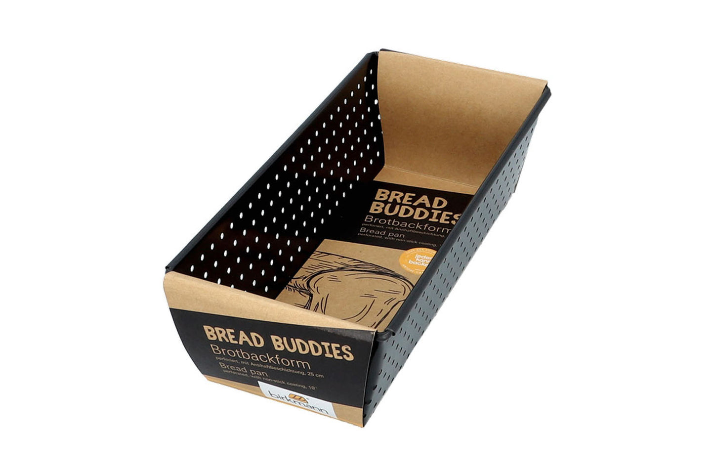 Bread Buddies, Brotbackform, 25 cm, perforiert