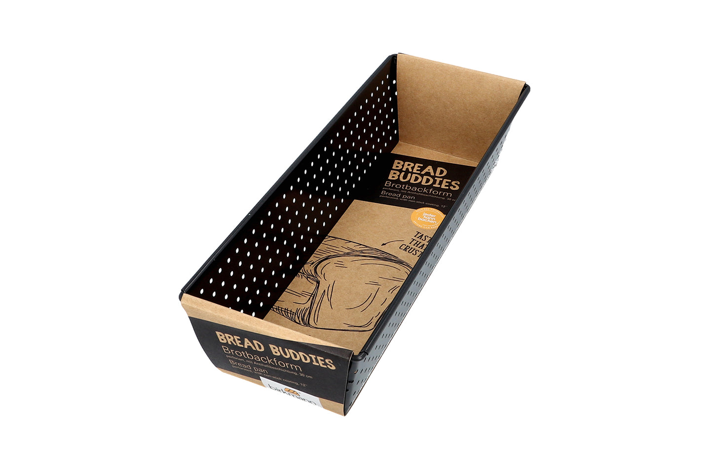 Bread Buddies, Brotbackform, 30 cm, perforiert