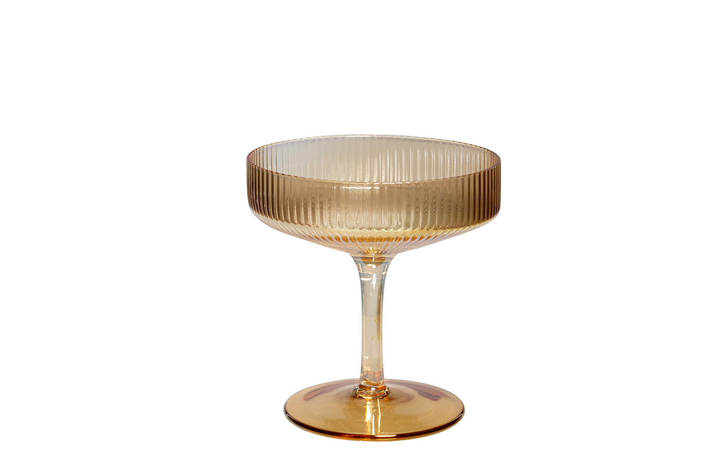 Cocktailglas "Stripes", amber, 160 ml