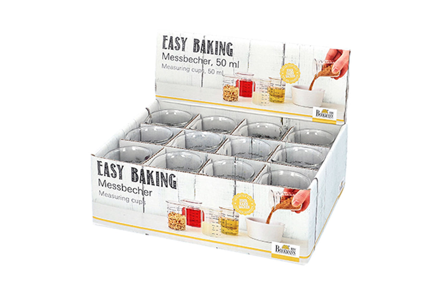 Easy Baking, Messbecher, Glas, 50ml, 150ml transparent