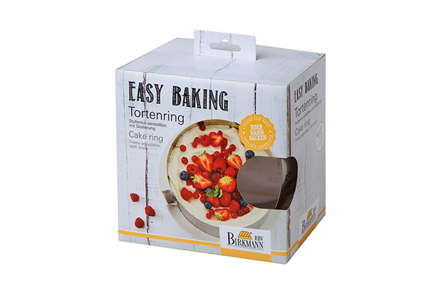 Easy Baking, Tortenring, Ø 18 - 30 cm, Edelstahl, silber