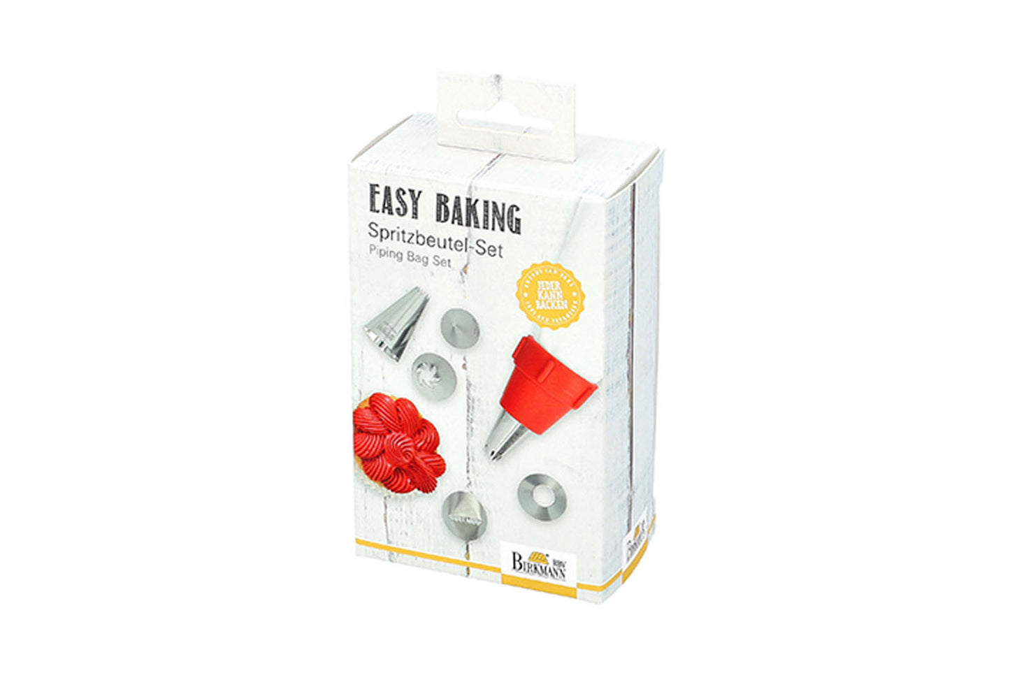 Easy Baking, Spritzbeutel-Set, Edelstahl, Kunstoffgewebe