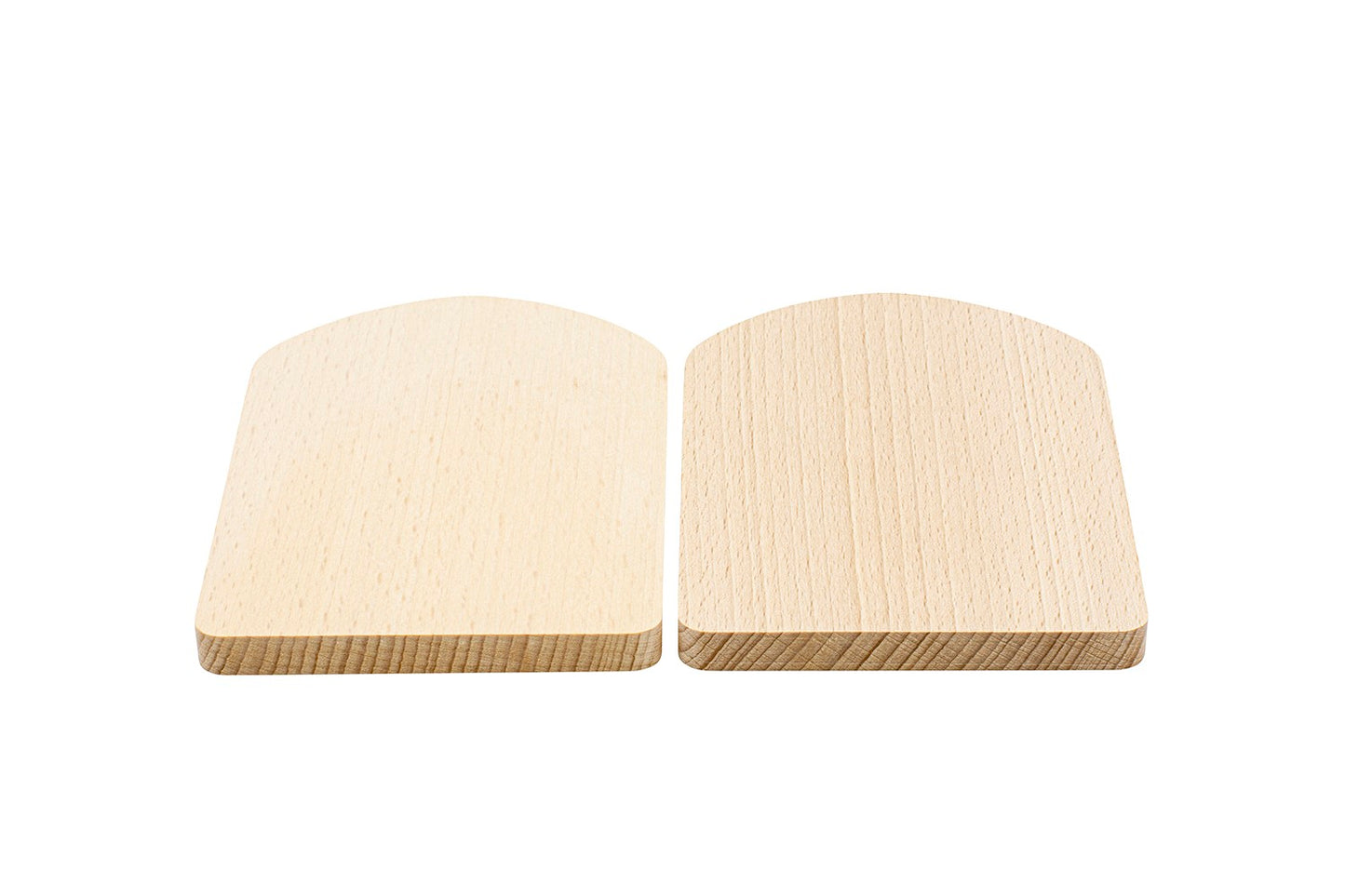 Holz-Untersetzer für Raclettepfännchen, 2er-Set, Personalisierbar