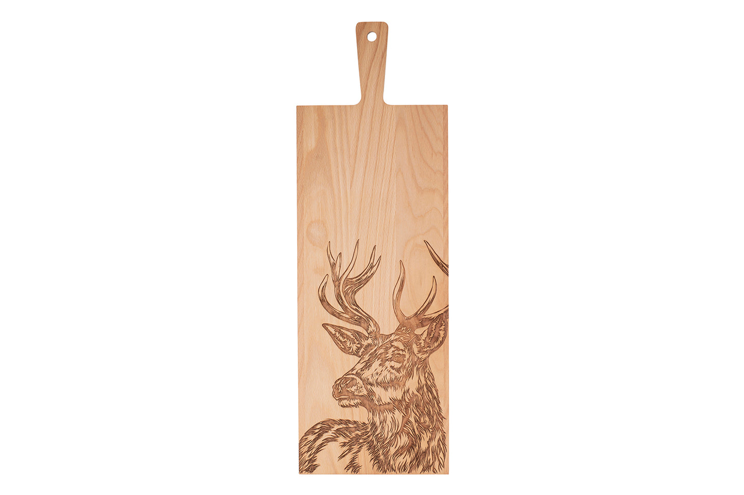 Holzbrett "Hirsch", Buche, div. Ausführungen