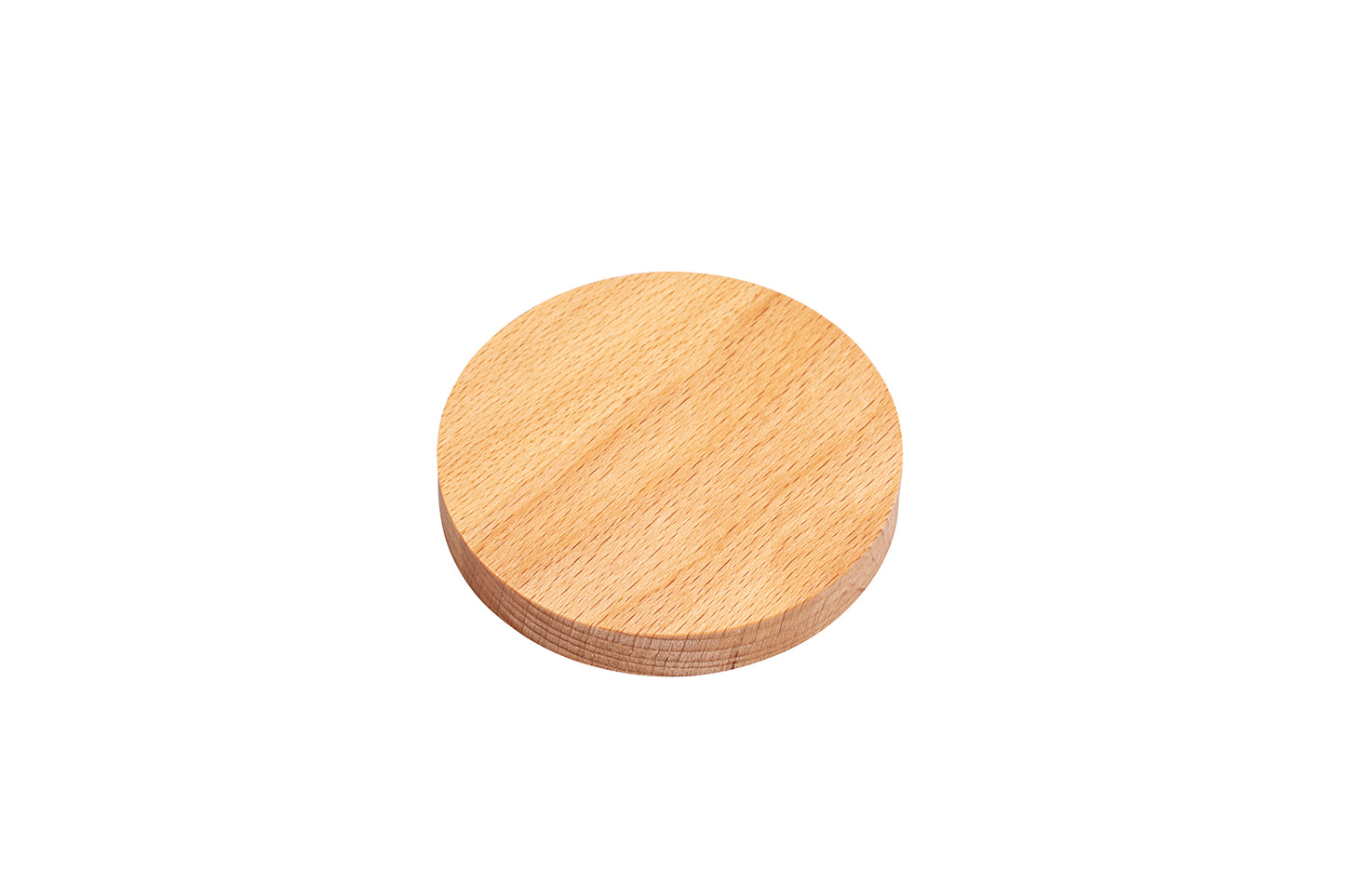 Holzmagnet quadratisch / rund "Notes", Buche, div. Grössen